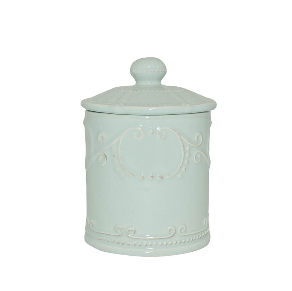 Isabella Coffee Canister w/ Seal Ice Blue