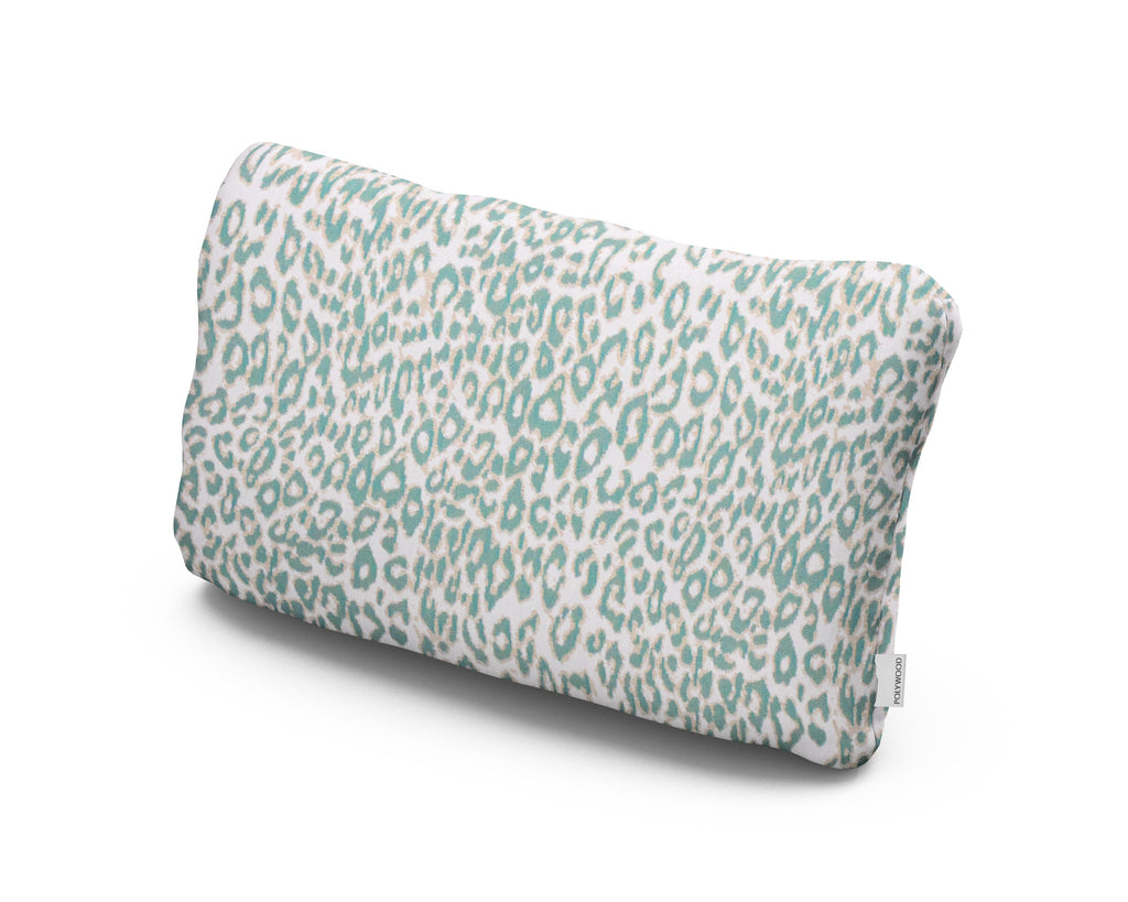 Outdoor Lumbar Pillow in Safari Spearmint