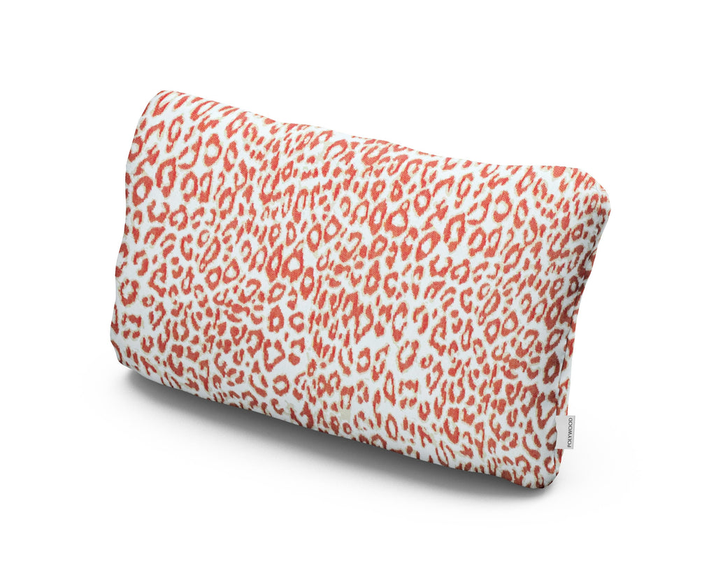 Outdoor Lumbar Pillow in Safari Coral