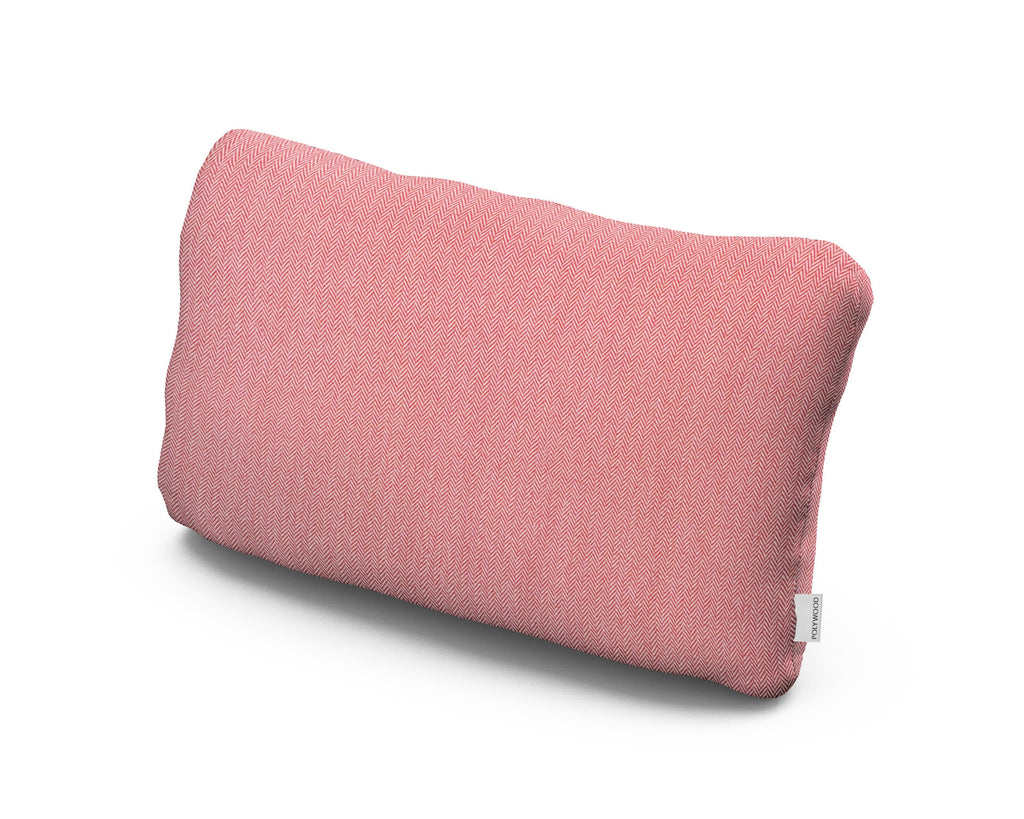Outdoor Lumbar Pillow in Primary Colors Coral