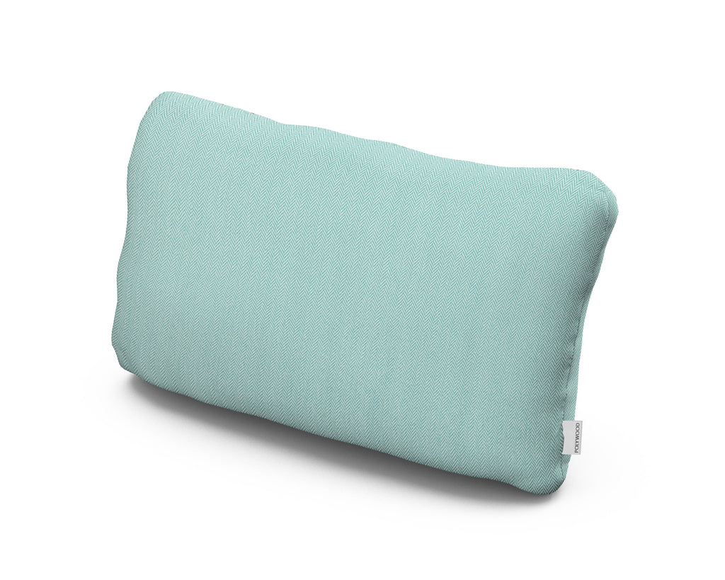Outdoor Lumbar Pillow in Primary Colors Teal